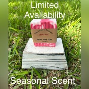 Handcrafted Peppermint Goat’s Milk Soap